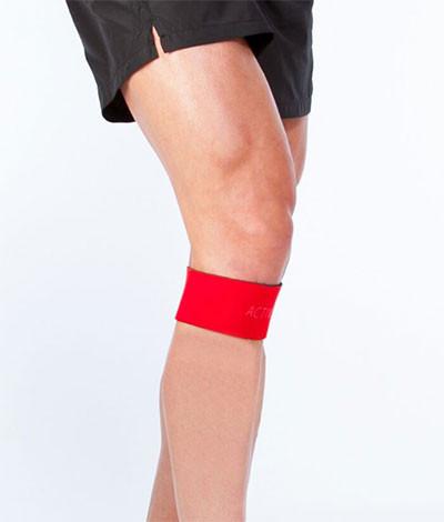 Active650 Knee Band for running knee pain (red)